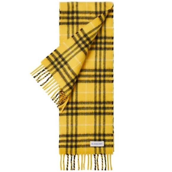 Burberry Vintage Check Cashmere Scarf Pear 8073963 - Picture 2 of 10